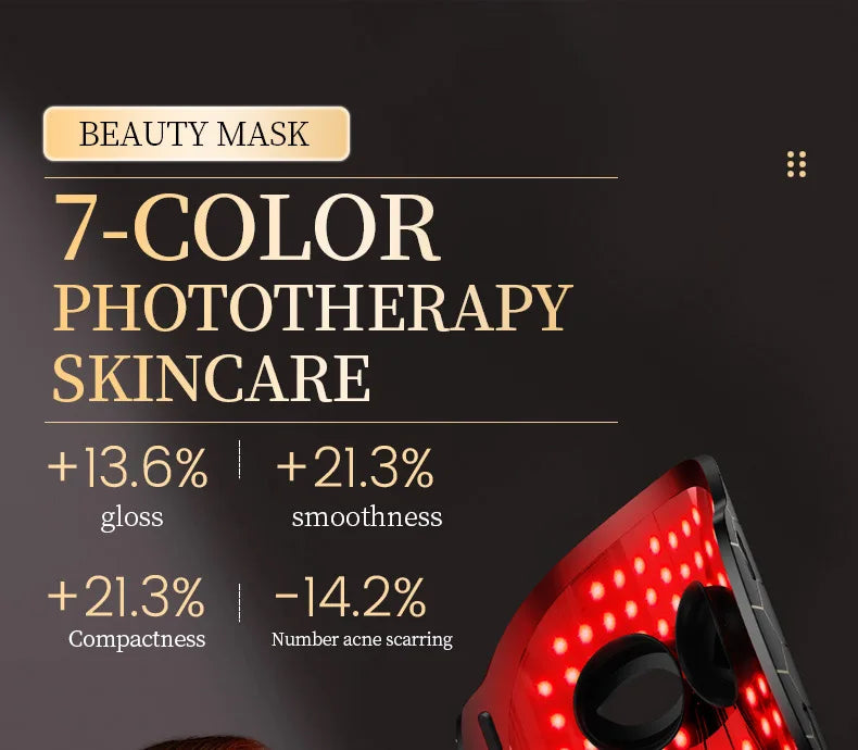 Red-light-beauty-mask