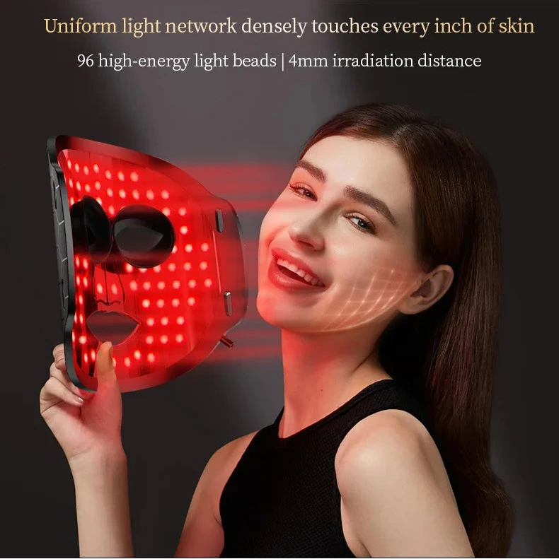 Red-light-skincare-mask