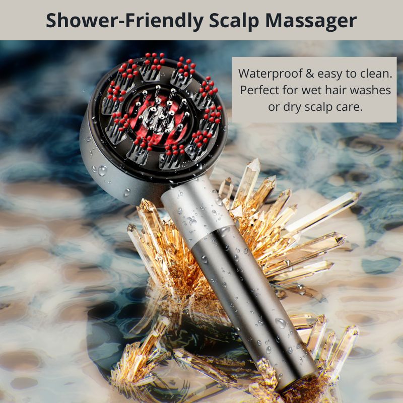 scalp massager die water-proof is